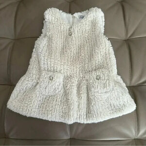 Mayoral fuzzy dress 3-6